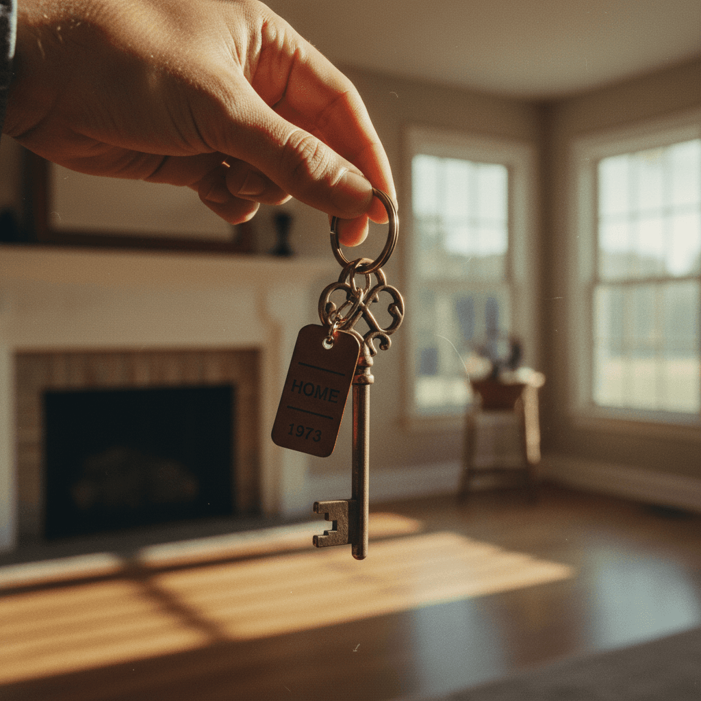 New property key in hand